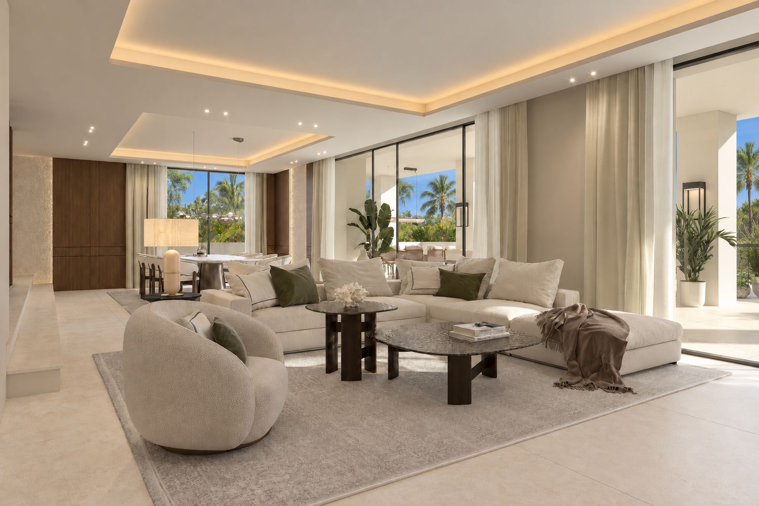 Villa Auriga — living room